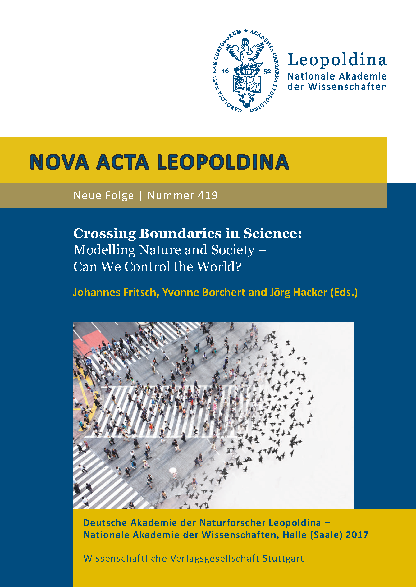 Johannes Fritsch, Yvonne Borchert, Jörg Hacker (Hrsg.): Crossing Boundaries in Science